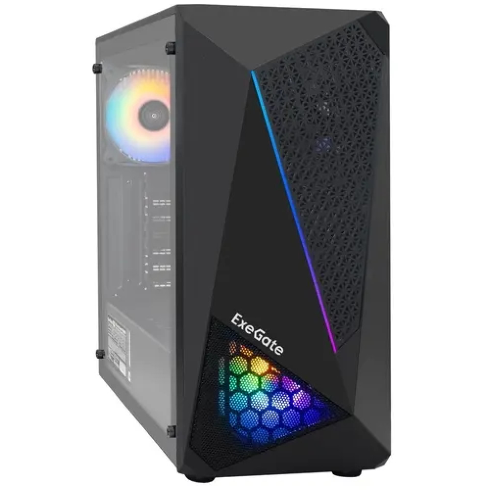 Корпус ExeGate EVO-8225-EVO800 Черный EX296073RUS Mid-Tower - миниатюра 6