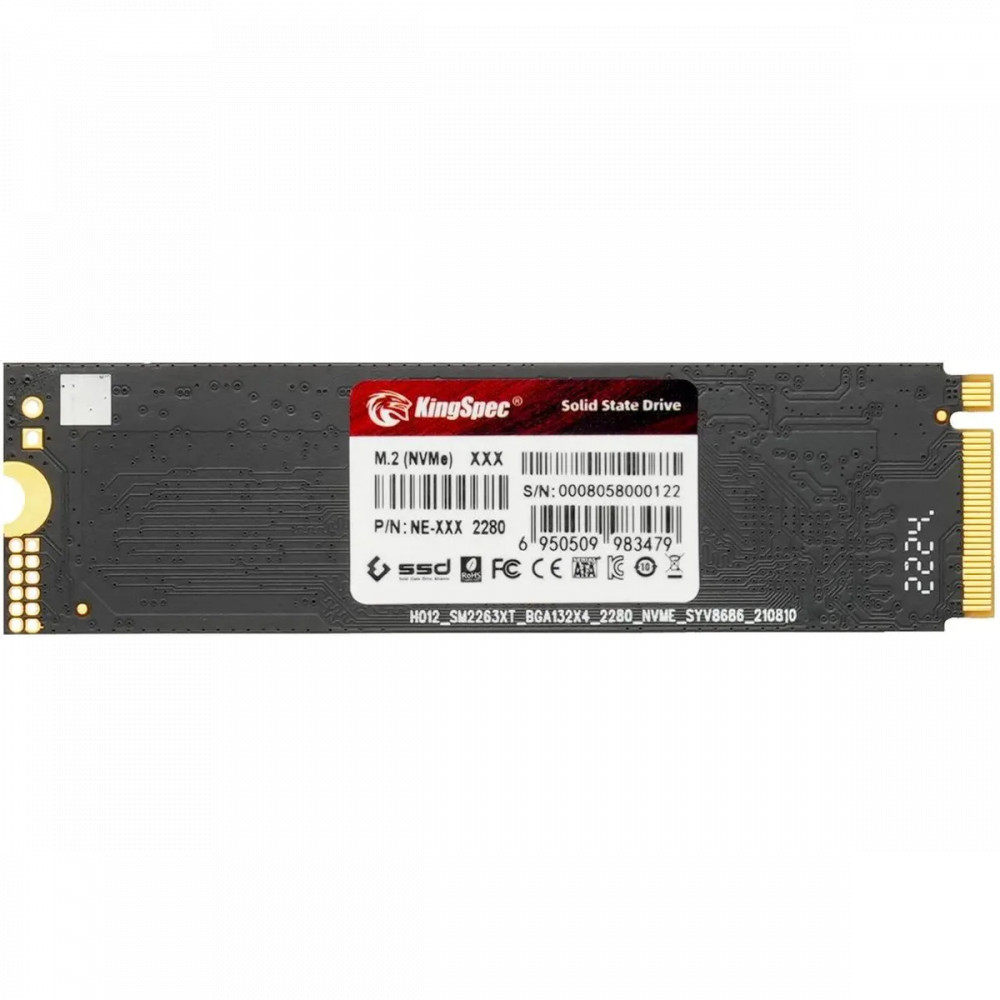 Жесткий диск KingSpec NE-2TB SSD (твердотельные), 2 ТБ, M.2, PCIe - миниатюра 4