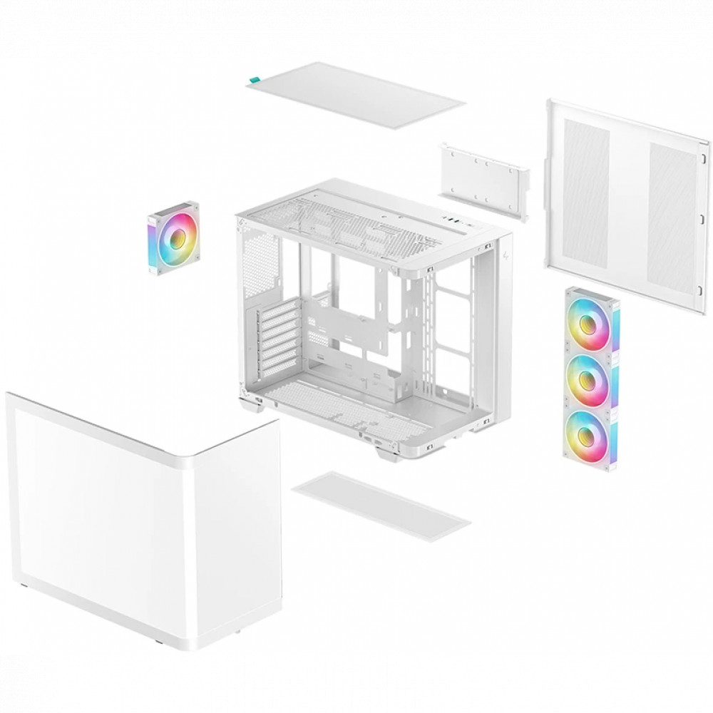 Корпус Deepcool CG530U 4F White R-CG530U-WHAGA4-G Mid-Tower - миниатюра 10