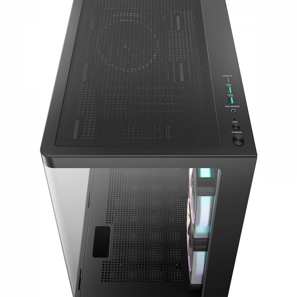 Корпус Deepcool CG380U 3F Black R-CG380U-BKAGM3-G Mini-Tower - миниатюра 8