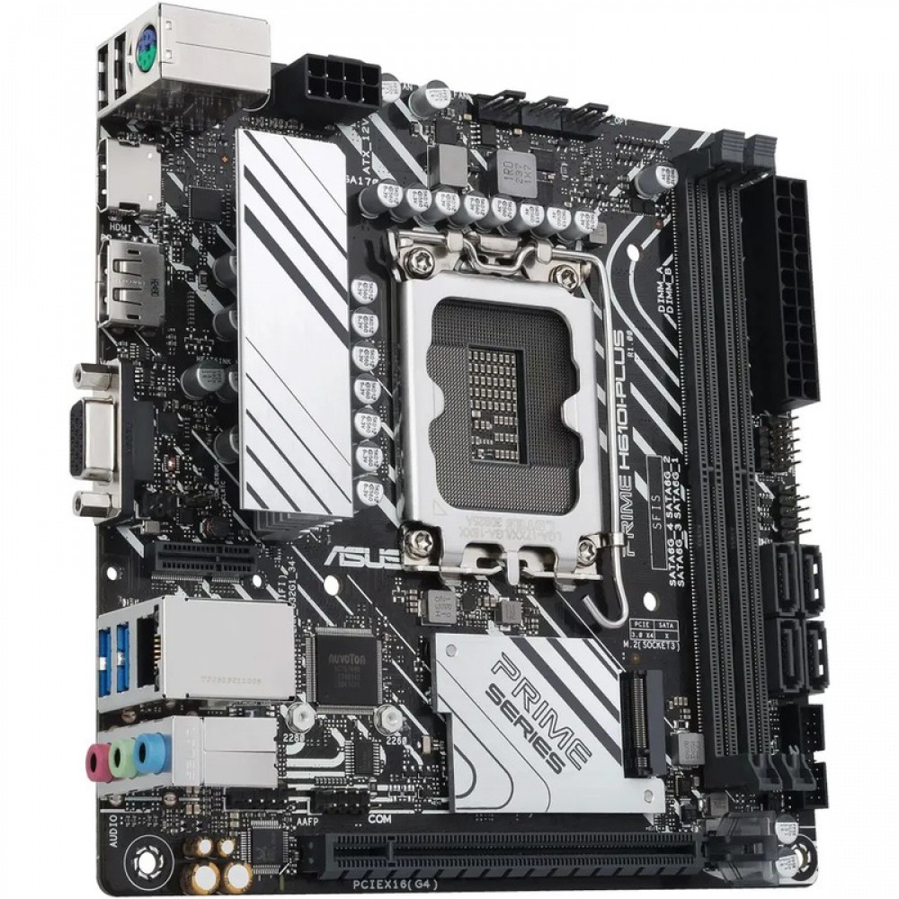 Материнская плата Asus PRIME H610I-PLUS-CSM 90MB1GB0-M0EAYC Mini-ATX, LGA 1700 - миниатюра 4