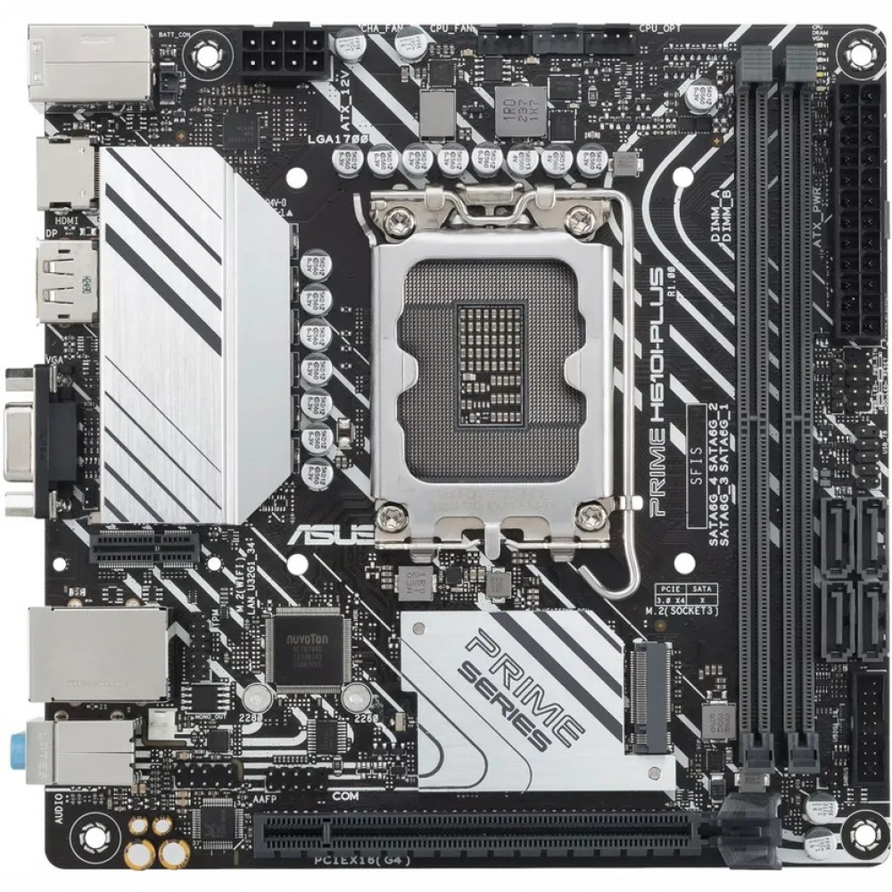 Материнская плата Asus PRIME H610I-PLUS-CSM 90MB1GB0-M0EAYC Mini-ATX, LGA 1700 - миниатюра 5