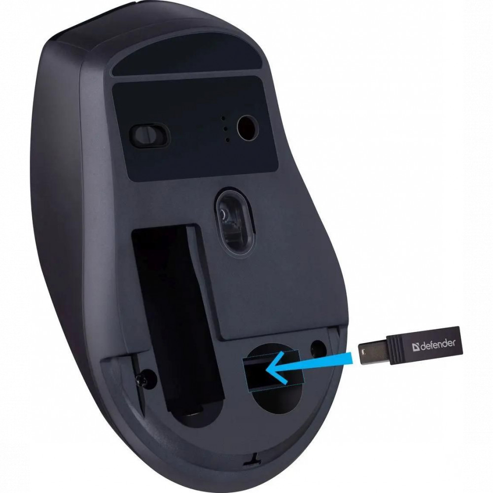 Мышь Defender MS-095 52095 Бюджетные, Беспроводная - миниатюра 6