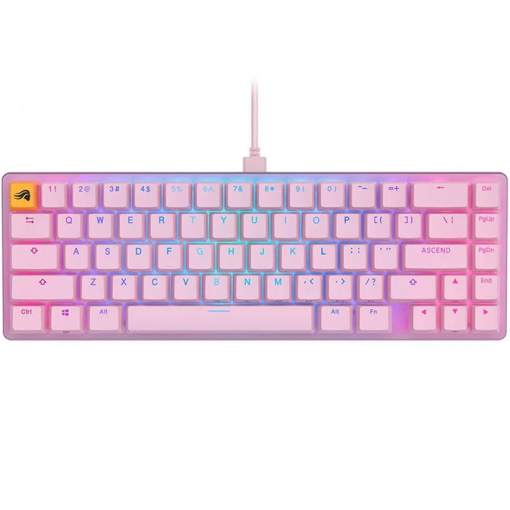 Клавиатура GLORIOUS GMMK2 Compact Pink GLO-GMMK2-65-FOX-P Проводная, USB - миниатюра 7