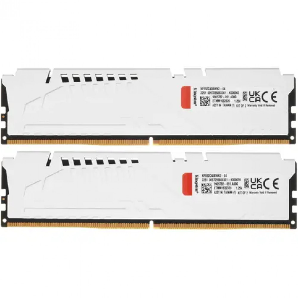 ОЗУ Kingston Fury Beast KF552C40BWK2-64 DIMM, DDR5, 64 Гб (2 х 32 Гб), 5200 МГц - миниатюра 6