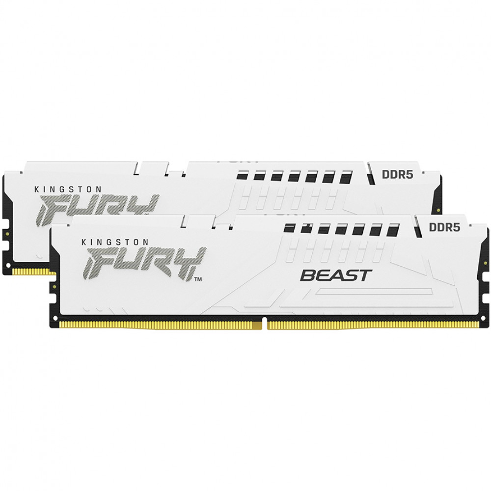 ОЗУ Kingston Fury Beast KF552C40BWK2-64 DIMM, DDR5, 64 Гб (2 х 32 Гб), 5200 МГц - миниатюра 8