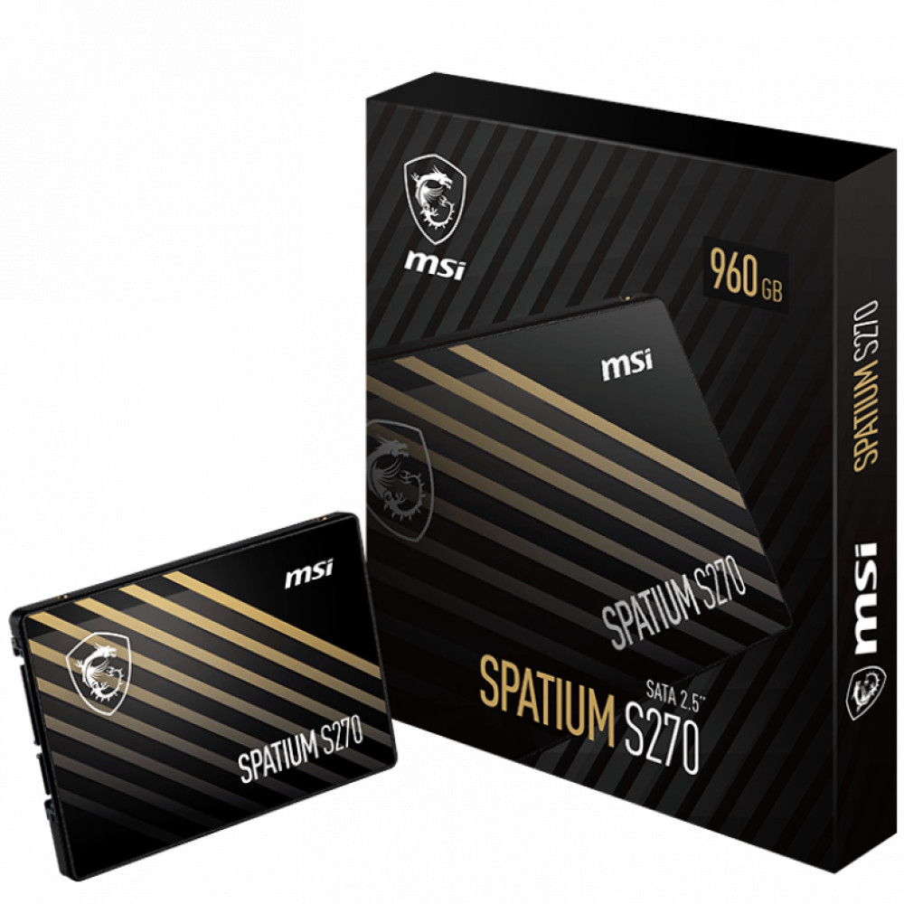 Жесткий диск MSI SPATIUM S270 SPATIUM S270 SATA 2.5" 960GB HDD (классические), 960 ГБ, 2.5 дюйма, SATA - миниатюра 3