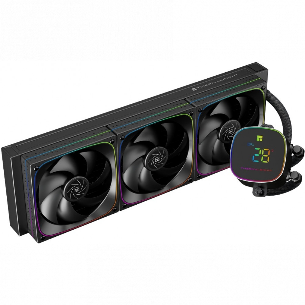 Система охлаждения Thermalright Frozen Horizon 360 Digital F-HORIZON-DIGITAL-BL-360-ARGB Для процессора - миниатюра 2