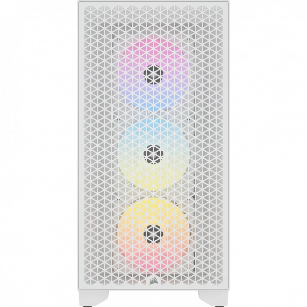 Корпус Corsair 3000D RGB Airflow White CC-9011256-WW Mid-Tower - миниатюра 12