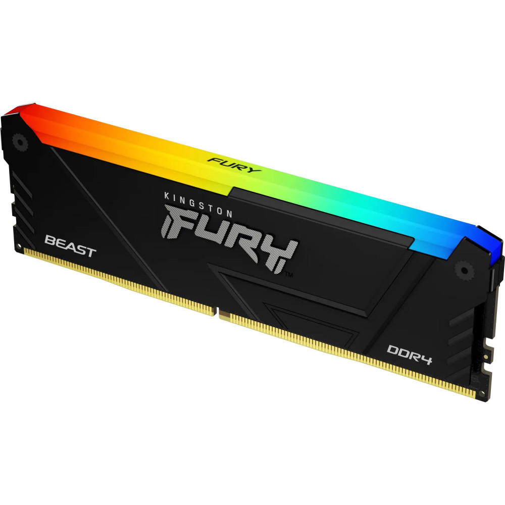 ОЗУ Kingston Fury Beast RGB KF436C18BB2AK2/64 DIMM, DDR4, 64 Гб (2 х 32 Гб), 3600 МГц - миниатюра 13
