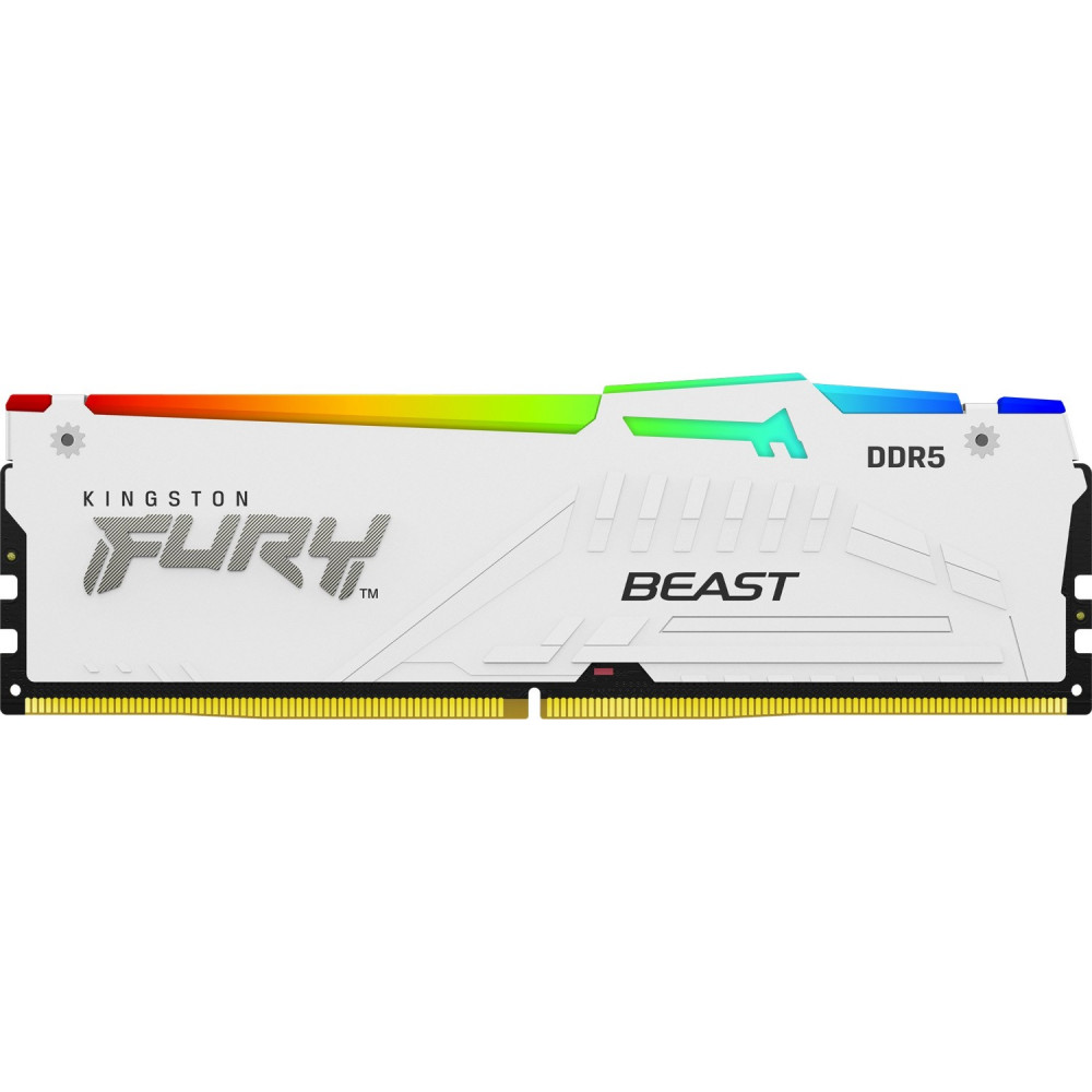 ОЗУ Kingston Fury Beast RGB White KF556C36BWEAK2-32 DIMM, DDR5, 32 Гб, 5600 МГц - миниатюра 7