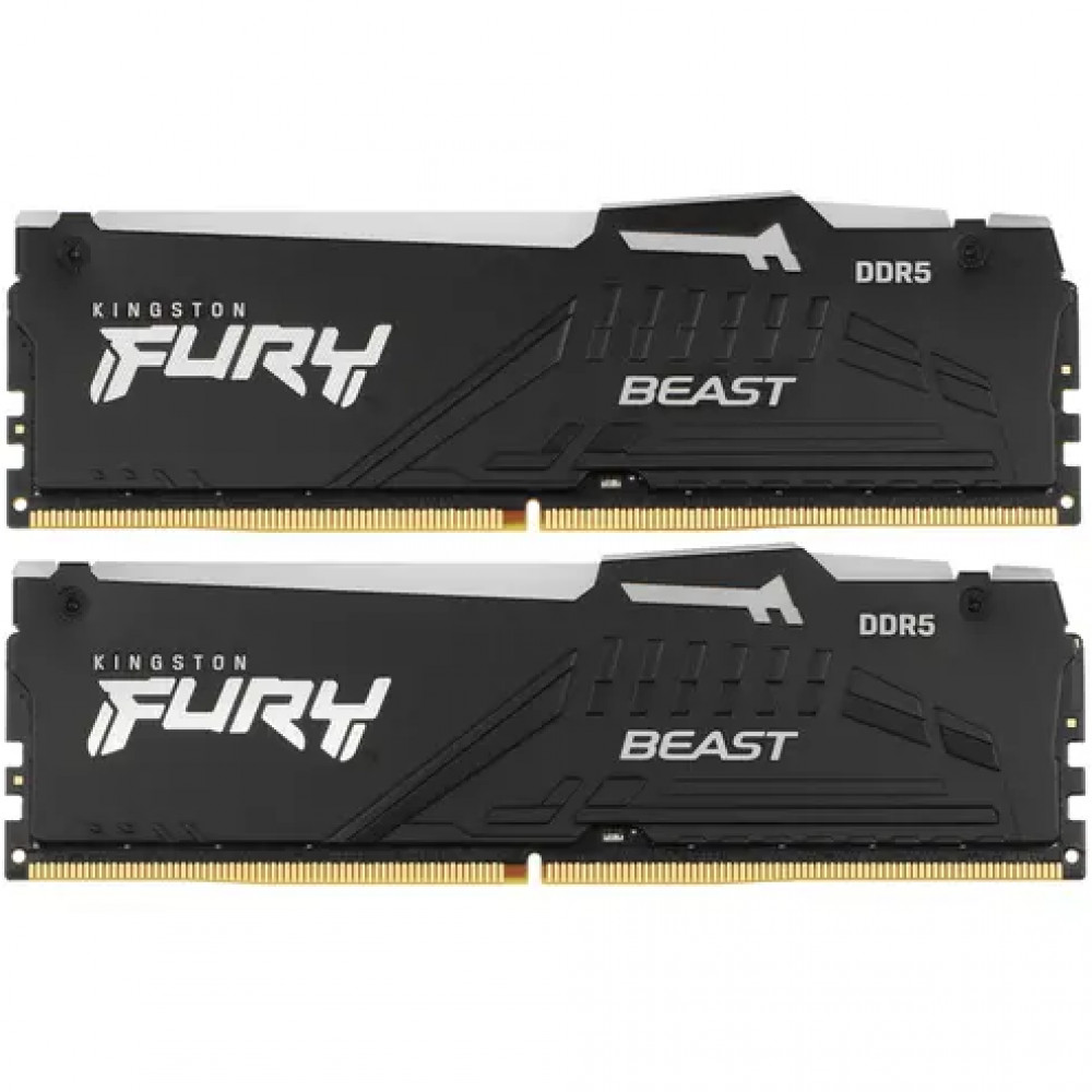 ОЗУ Kingston Fury Beast RGB KF556C36BBEAK2-64 DIMM, DDR5, 64 Гб (2 х 32 Гб), 5600 МГц - миниатюра 4