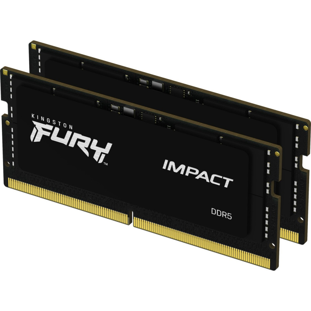 ОЗУ Kingston Fury Impact KF560S38IBK2-32 SO-DIMM, DDR5, 32 Гб (2 х 16 Гб), 6000 МГц - миниатюра 6