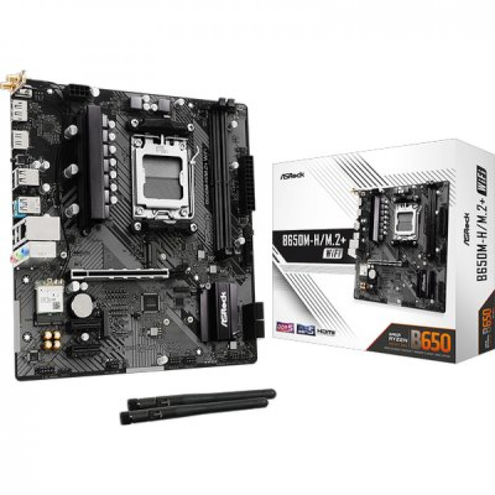 Материнская плата ASRock B650M-H/M.2+ WIFI Micro-ATX, AMD AM5 - миниатюра 6