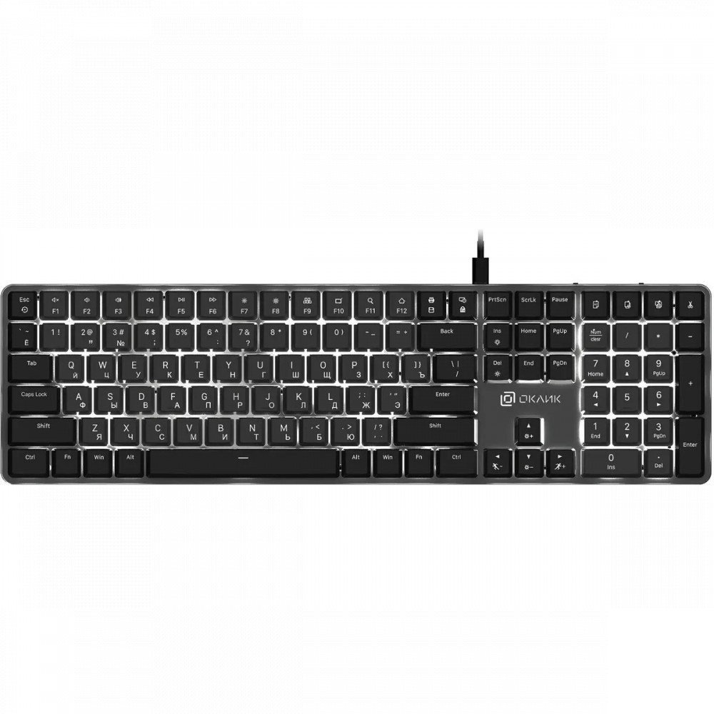 Клавиатура Oklick K953X 1901086 Проводная, USB - миниатюра 3