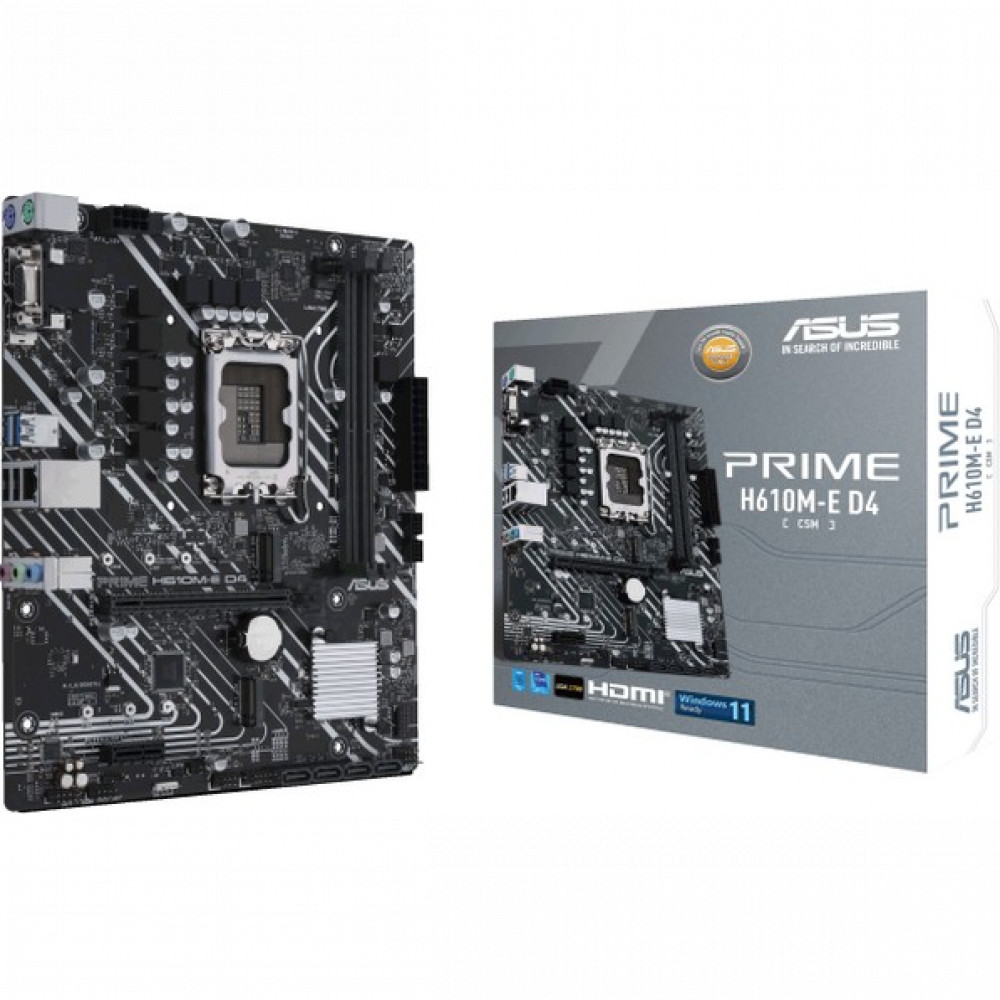 Материнская плата Asus PRIME H610M-E D4-CSM 90MB19N0-M1EAYC Micro-ATX, LGA 1700 - миниатюра 8
