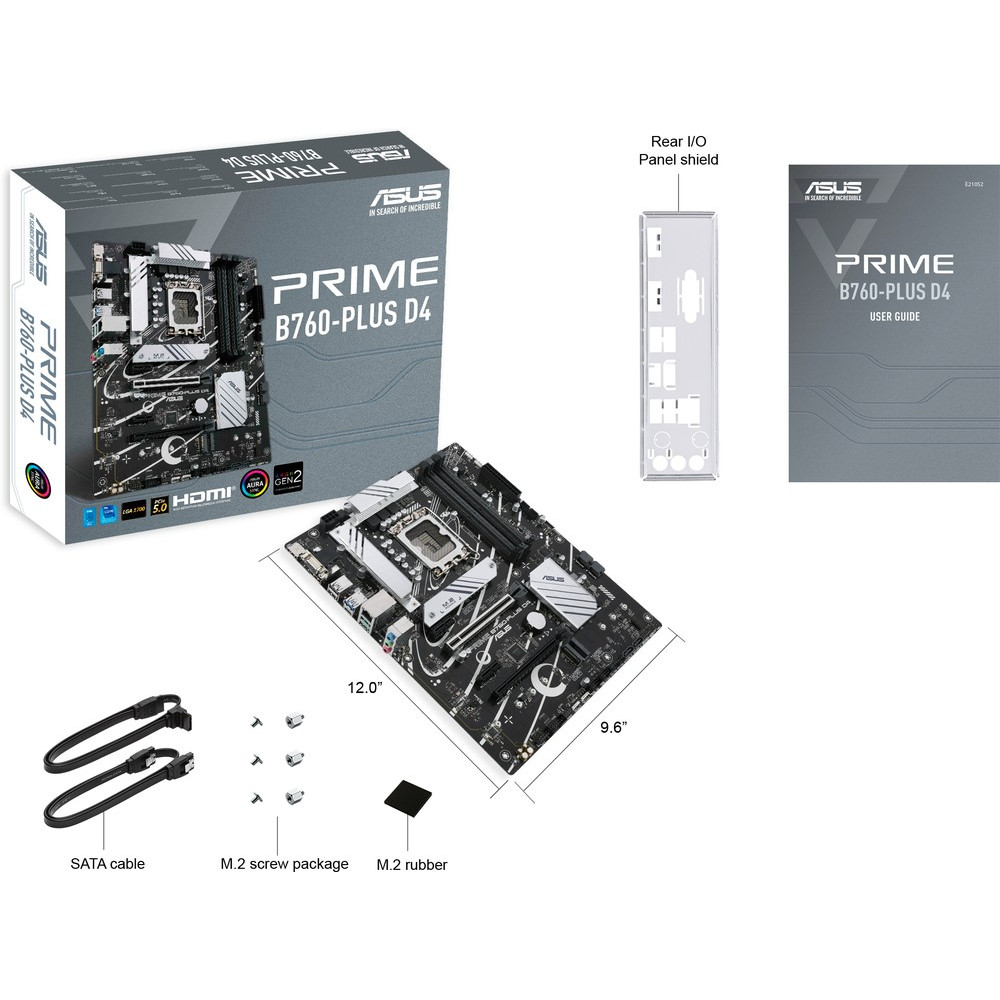 Материнская плата Asus PRIME B760-PLUS D4 90MB1CW0-M1EAY0 ATX, LGA 1700 - миниатюра 8
