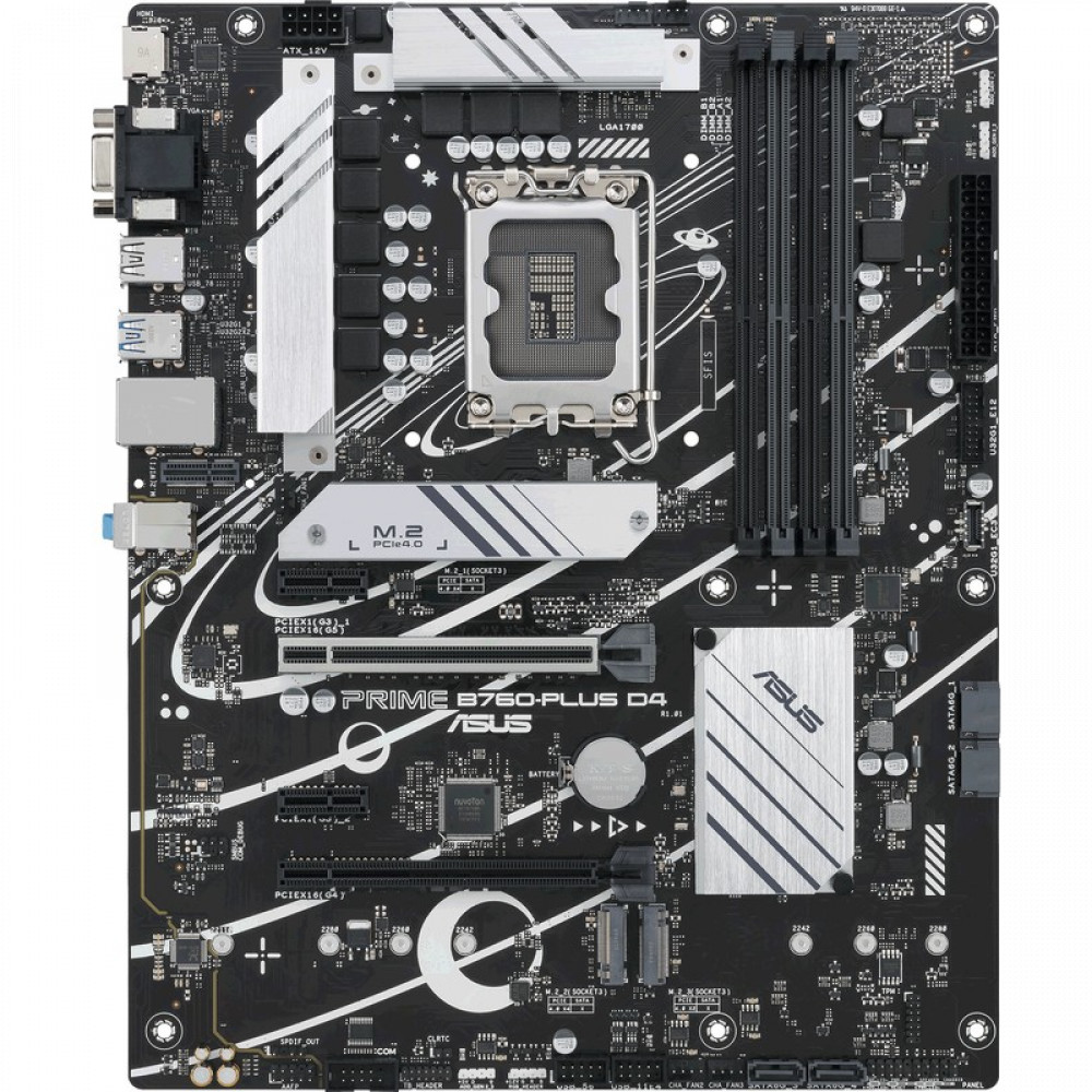 Материнская плата Asus PRIME B760-PLUS D4 90MB1CW0-M1EAY0 ATX, LGA 1700 - миниатюра 6