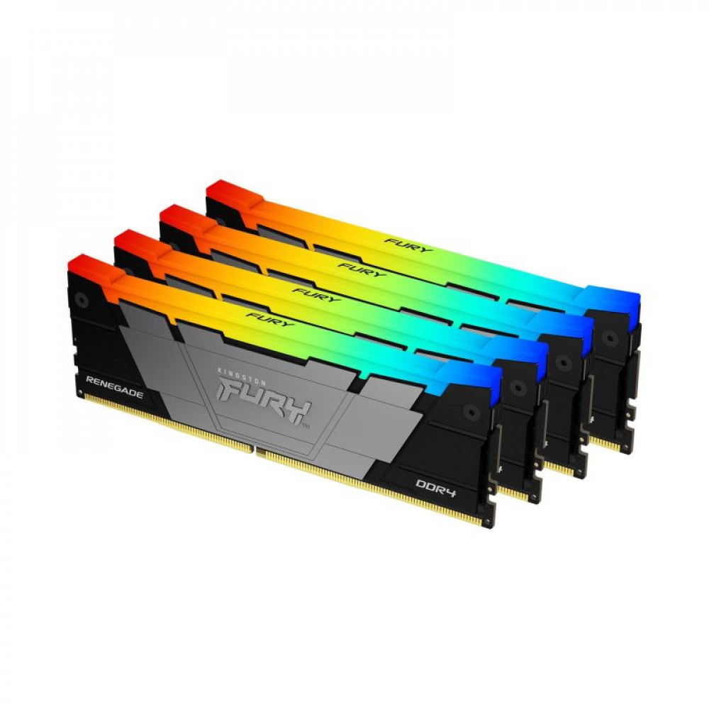 ОЗУ Kingston FURY Renegade RGB KF436C16RB12AK4/64 DIMM, DDR4, 64 Гб (4 х 16 Гб), 3600 МГц - миниатюра 3