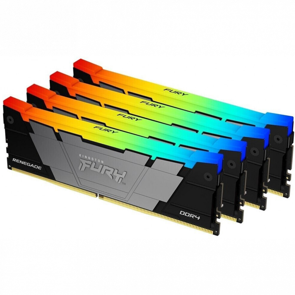 ОЗУ Kingston FURY Renegade RGB KF436C18RB2AK4/128 DIMM, DDR4, 128 Гб (4 х 32 Гб), 3600 МГц - миниатюра 3