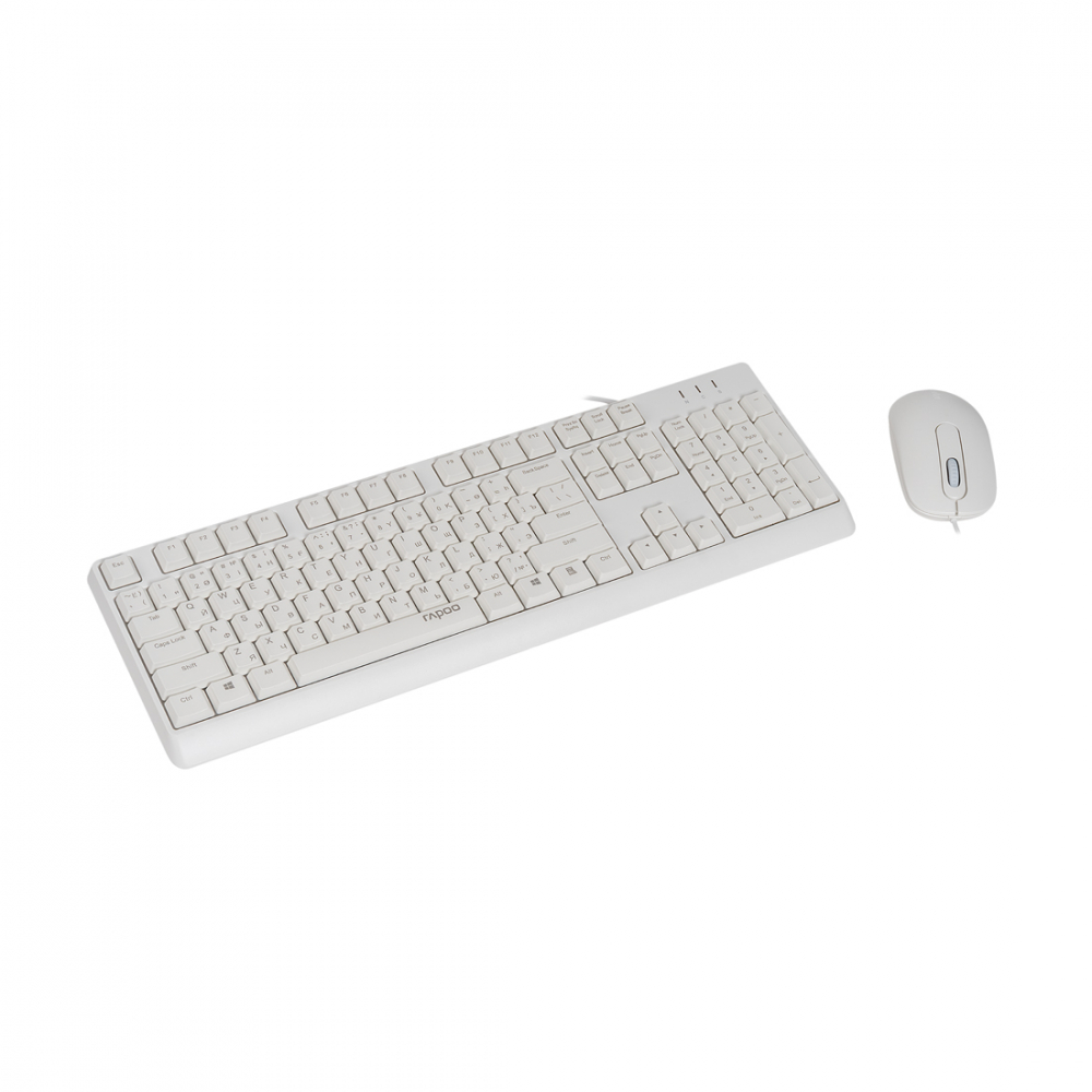 Клавиатура + мышь Rapoo X130PRO X130PRO White - миниатюра 3