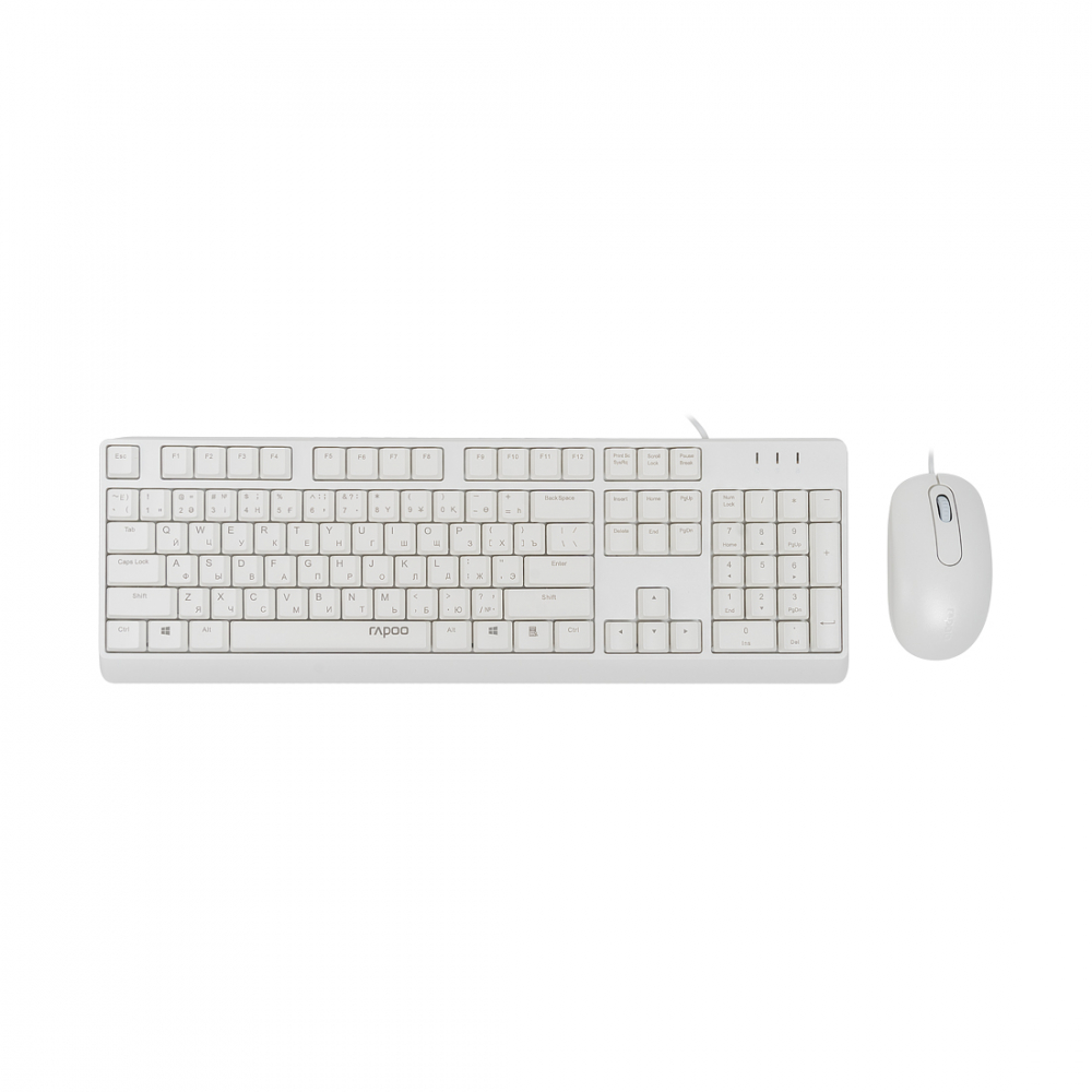 Клавиатура + мышь Rapoo X130PRO X130PRO White - миниатюра 4