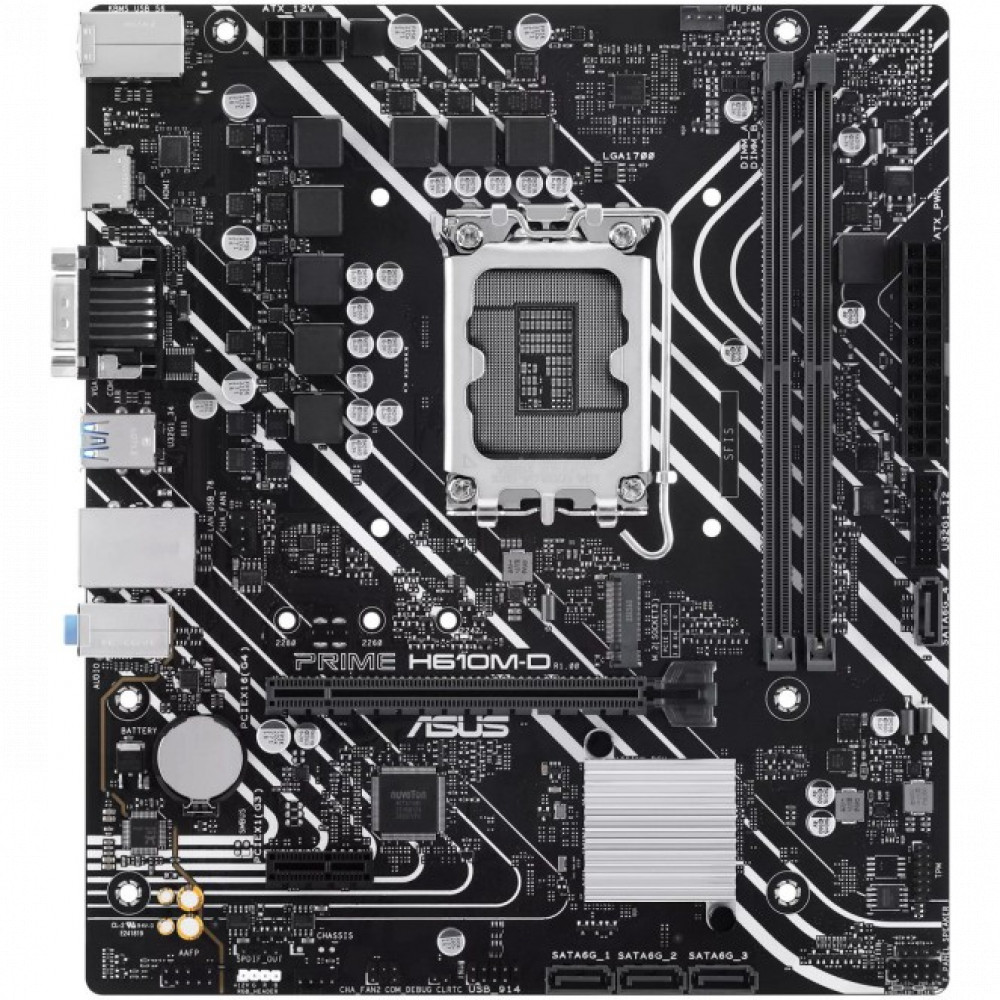 Материнская плата Asus PRIME H610M-D 90MB1G80-M0EAY0 Micro-ATX, LGA 1700 - миниатюра 5