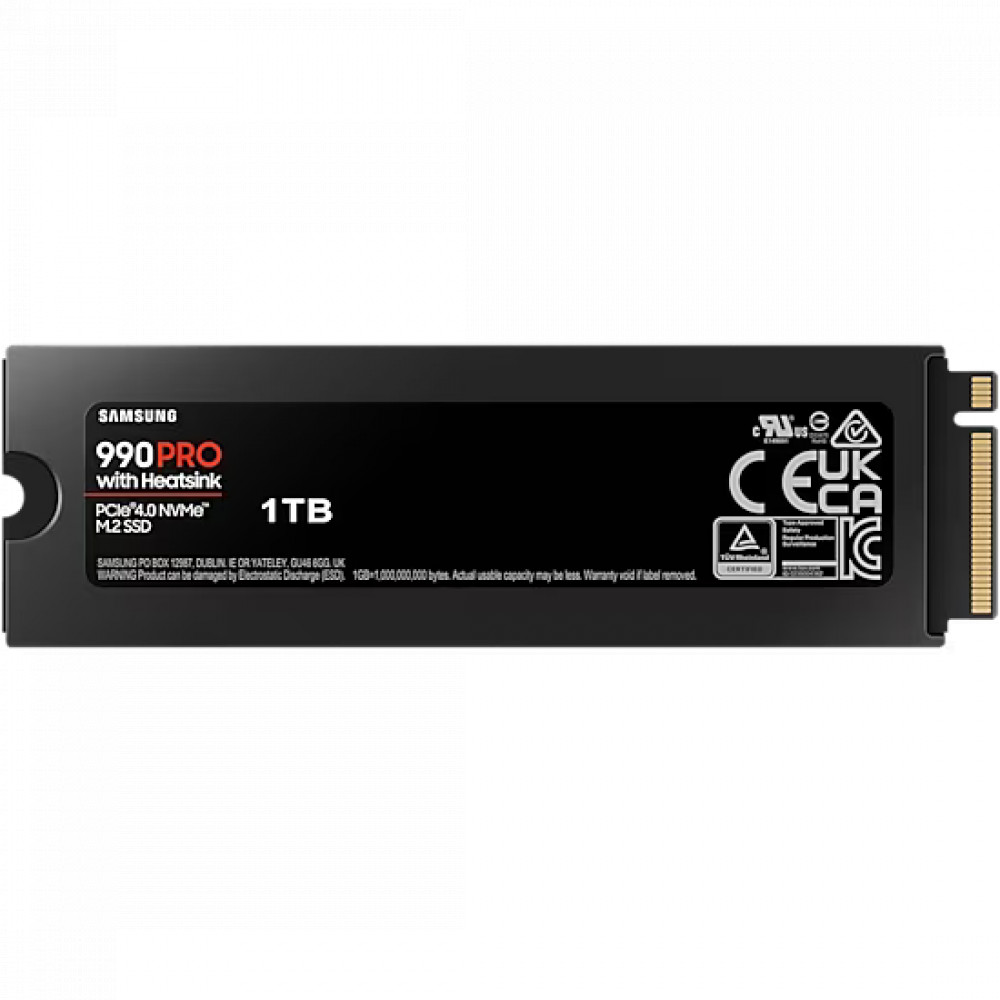 Жесткий диск Samsung 990 PRO MZ-V9P1T0GW SSD (твердотельные), 1 ТБ, M.2, PCIe - миниатюра 5