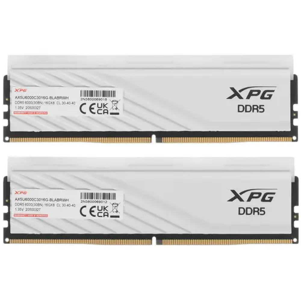 ОЗУ ADATA XPG Lancer Blade Gaming AX5U6000C3016G-DTLABRWH DIMM, DDR5, 32 Гб (2 х 16 Гб), 6000 МГц - миниатюра 5