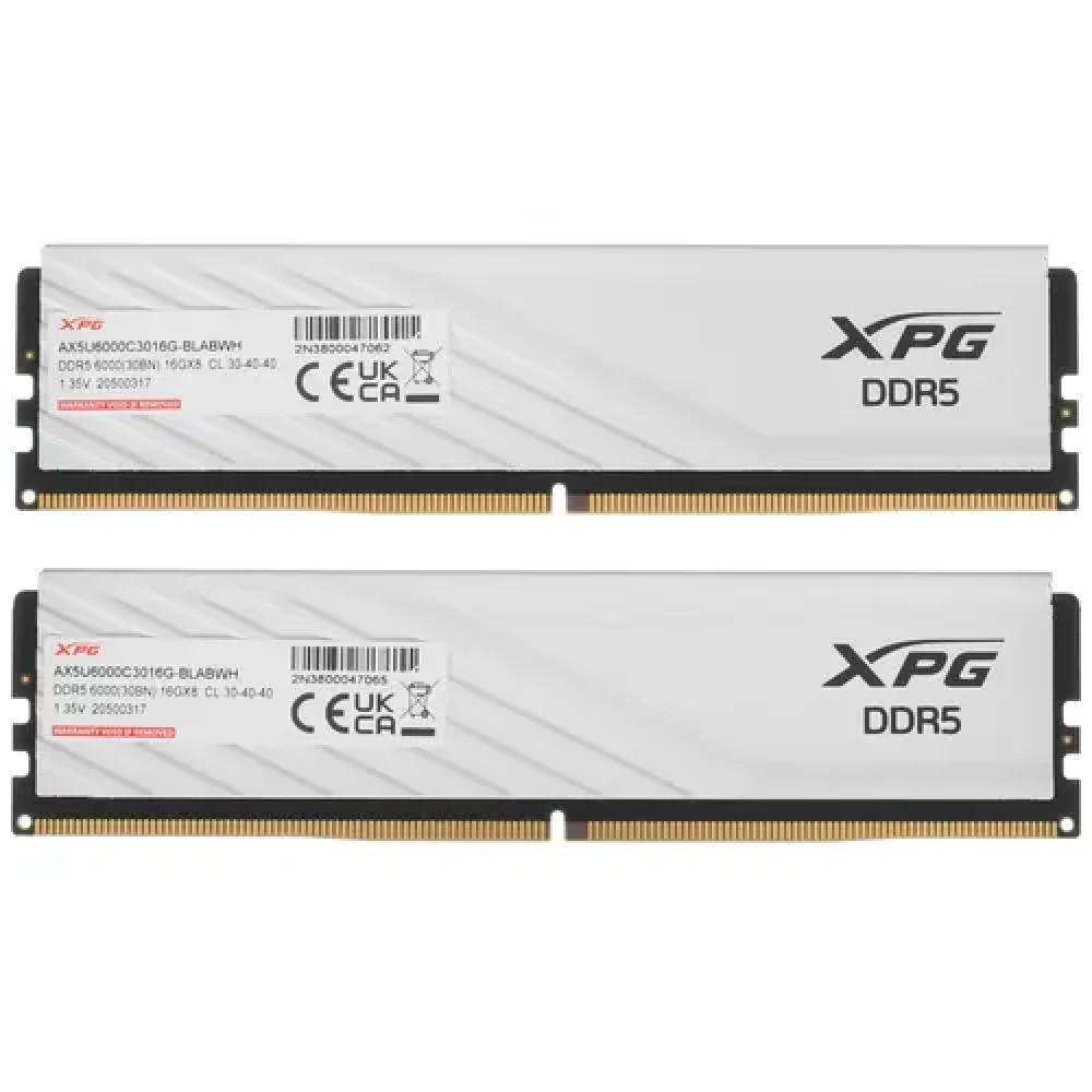 ОЗУ ADATA XPG Lancer Blade AX5U6000C3016G-DTLABWH DIMM, DDR5, 32 Гб (2 х 16 Гб), 6000 МГц - миниатюра 5
