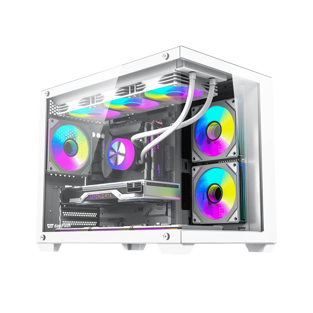 Корпус darkFlash B275 Pro White DF-B275-PRO-WH Mini-Tower