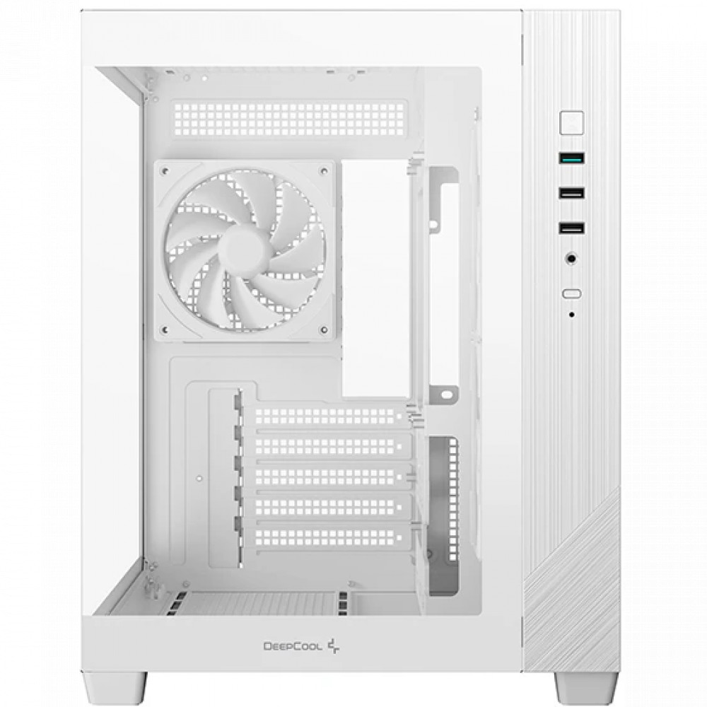 Корпус Deepcool CG330 3F White R-CG330-WHNGM3-G Mini-Tower - миниатюра 7