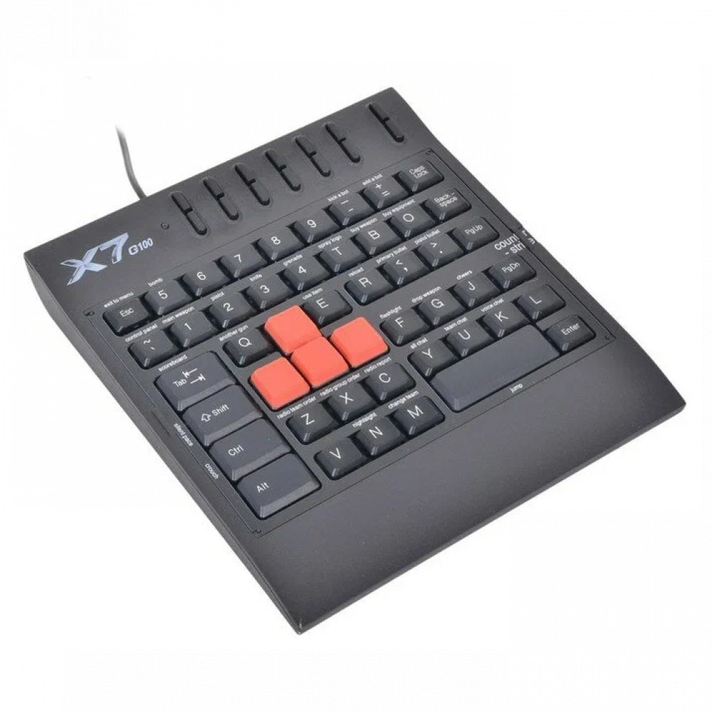 Клавиатура A4Tech X7-G100 Проводная, USB - миниатюра 2