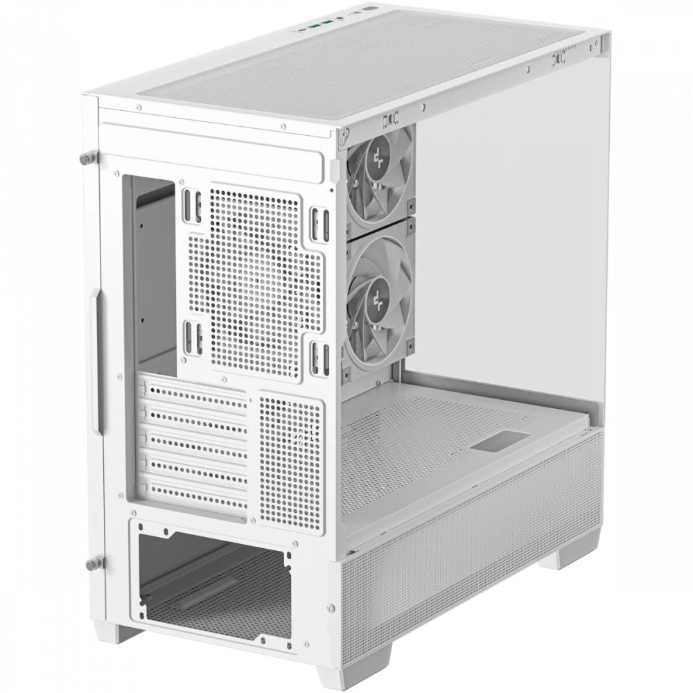 Корпус Deepcool CG380 3F White R-CG380-WHAGM3-G Mini-Tower - миниатюра 8