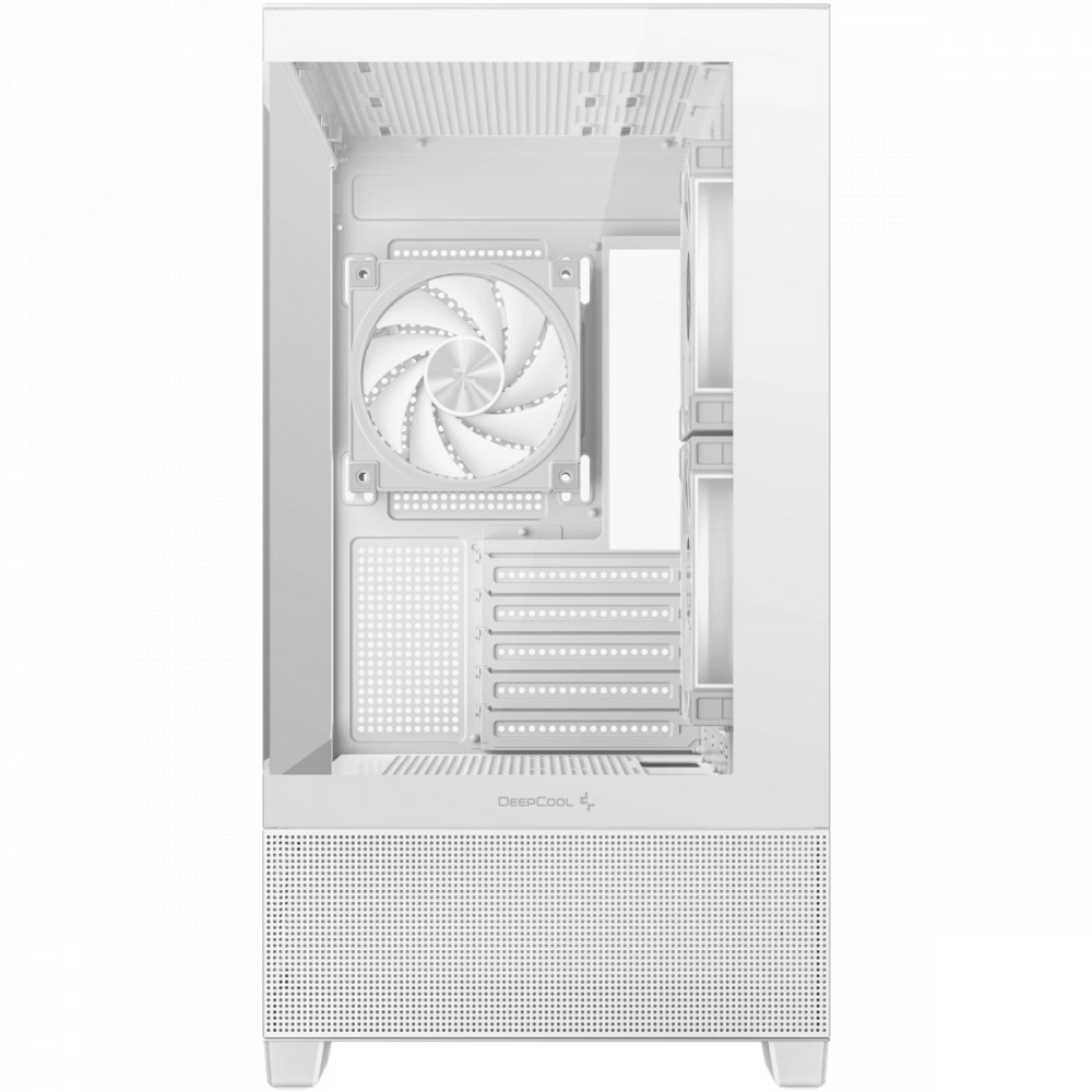 Корпус Deepcool CG380 3F White R-CG380-WHAGM3-G Mini-Tower - миниатюра 7