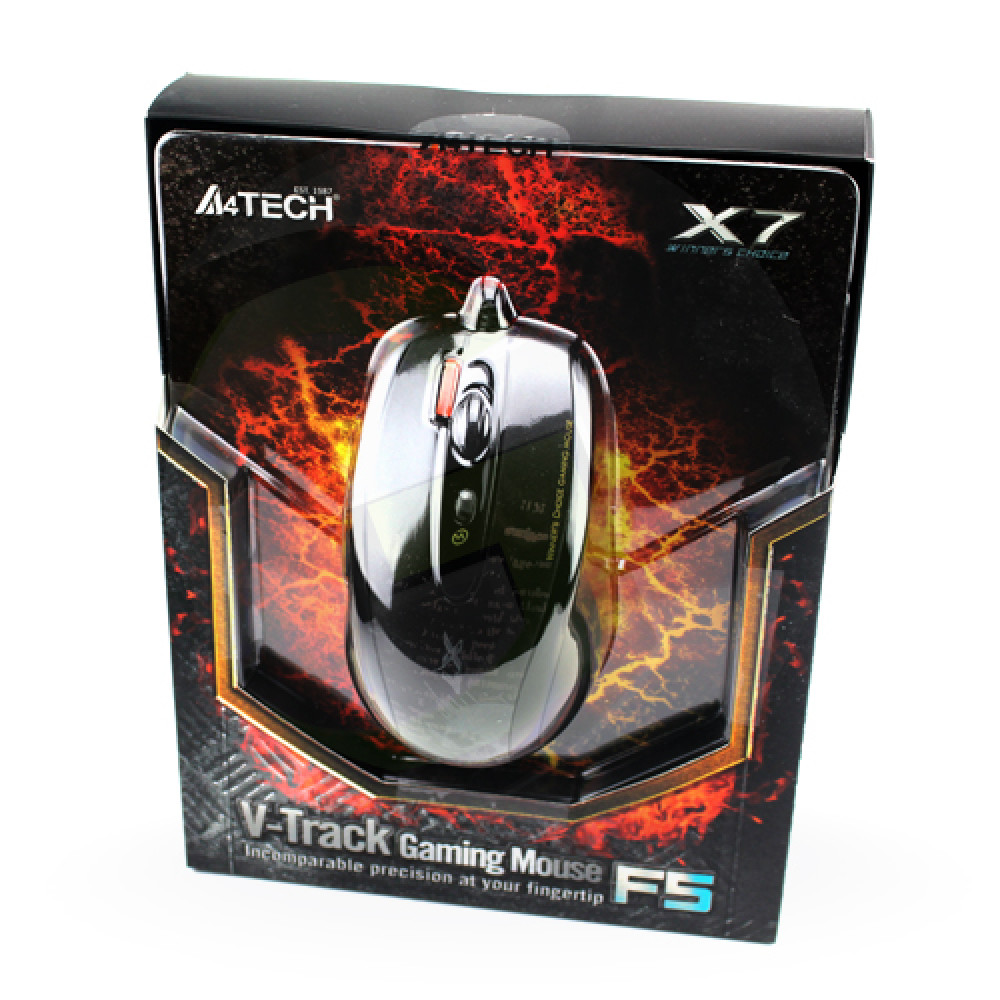 Мышь A4Tech X7 F5 BLACK Игровые, Проводная - миниатюра 4