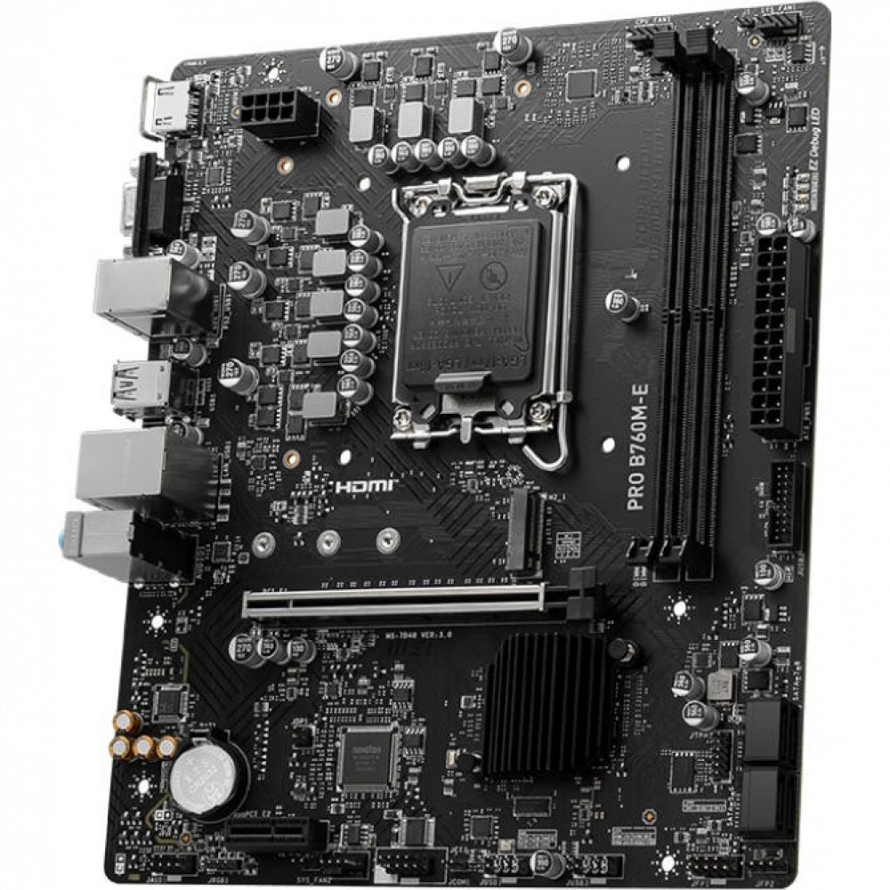 Материнская плата MSI PRO B760M-E Micro-ATX, LGA 1700 - миниатюра 8