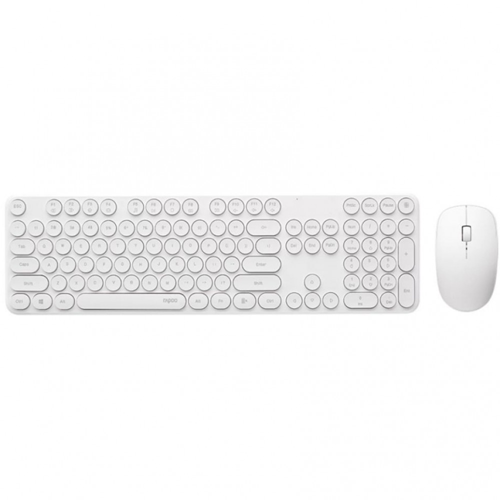 Клавиатура + мышь Rapoo X260 White - миниатюра 6