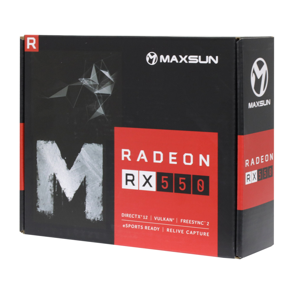 Видеокарта Maxsun RX 550 MS-RX550 TF 4G 4 ГБ - миниатюра 4