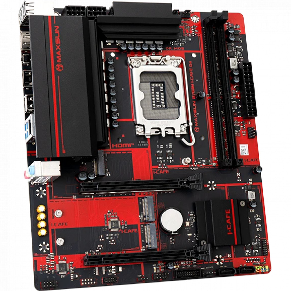 Материнская плата Maxsun MS-B760M I-CAFE D4 Micro-ATX, LGA 1700 - миниатюра 6