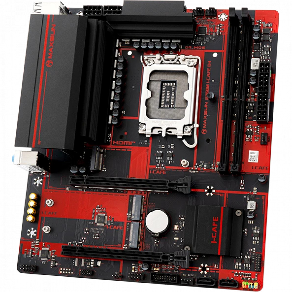 Материнская плата Maxsun MS-B760M I-CAFE D4 Micro-ATX, LGA 1700 - миниатюра 7