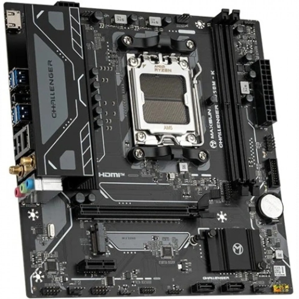 Материнская плата Maxsun MS-Challenger B650M-K Micro-ATX, AMD AM5 - миниатюра 5