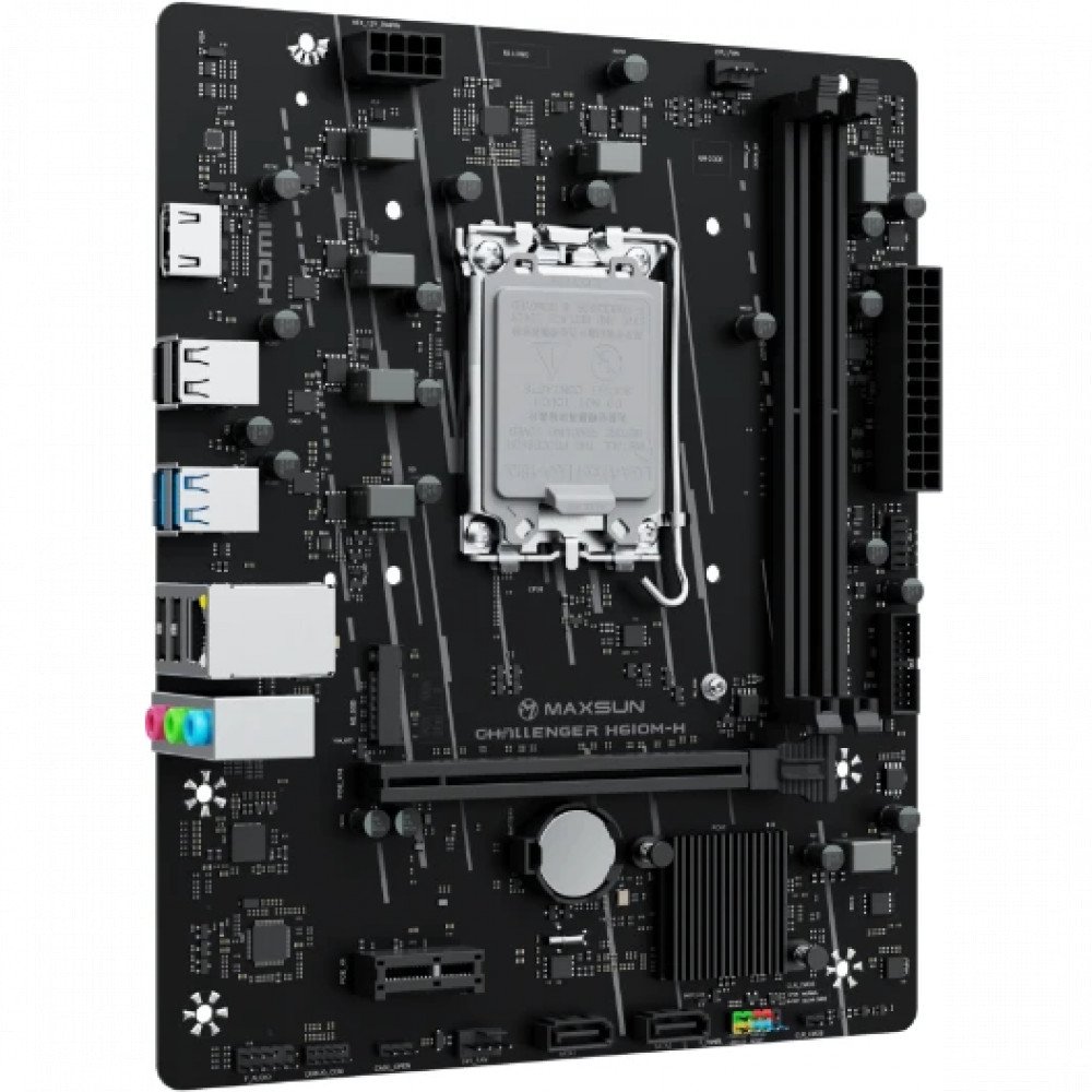 Материнская плата Maxsun Challenger H610M-H V1 MS-Challenger H610M-H V1 Micro-ATX, LGA 1700 - миниатюра 7