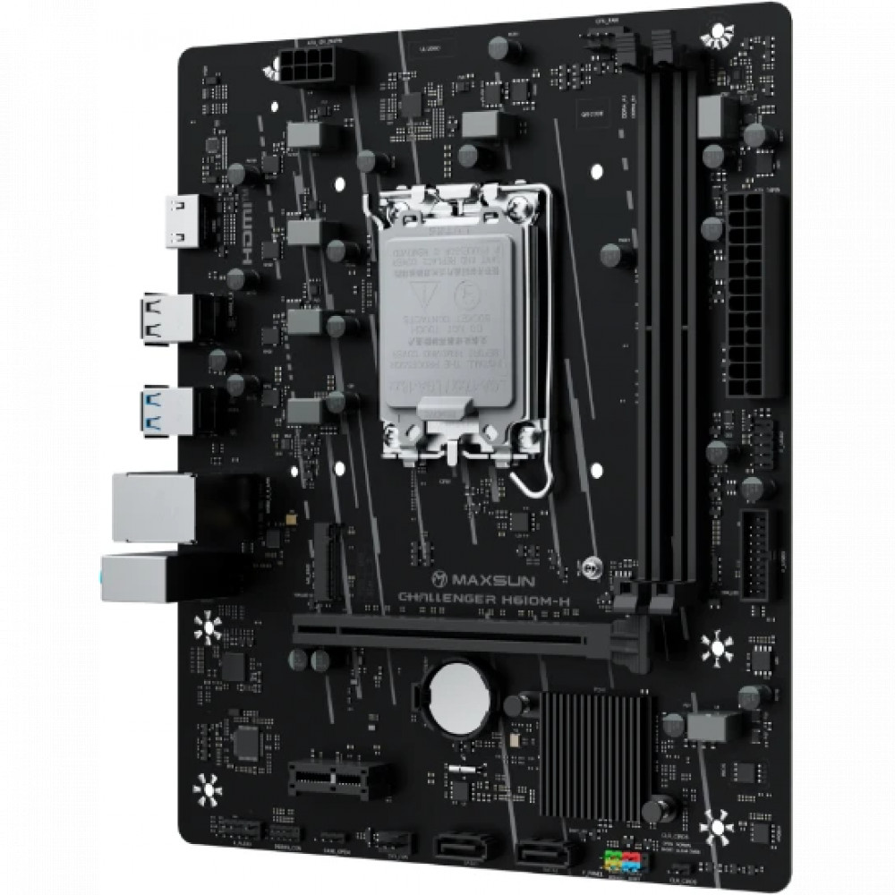Материнская плата Maxsun Challenger H610M-H V1 MS-Challenger H610M-H V1 Micro-ATX, LGA 1700 - миниатюра 6