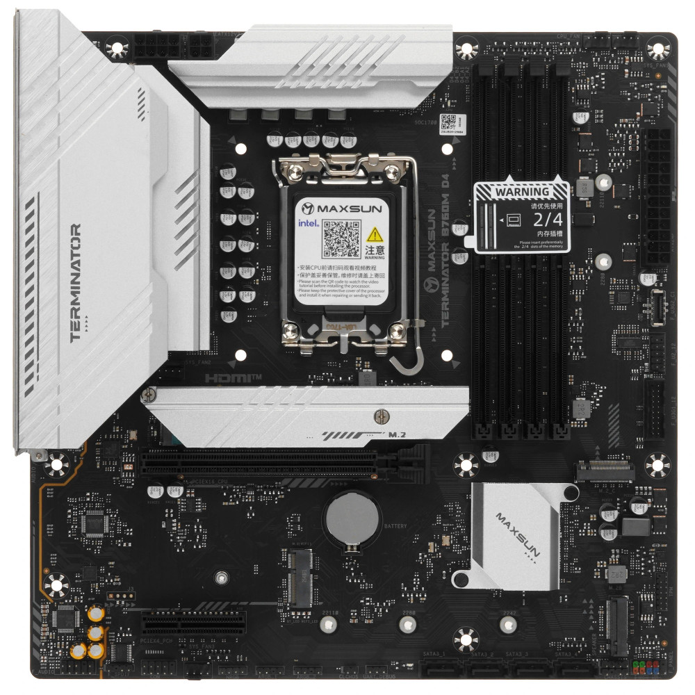 Материнская плата Maxsun Terminator B760M D4 V2 MS-Terminator B760M D4 V2 Micro-ATX, LGA 1700