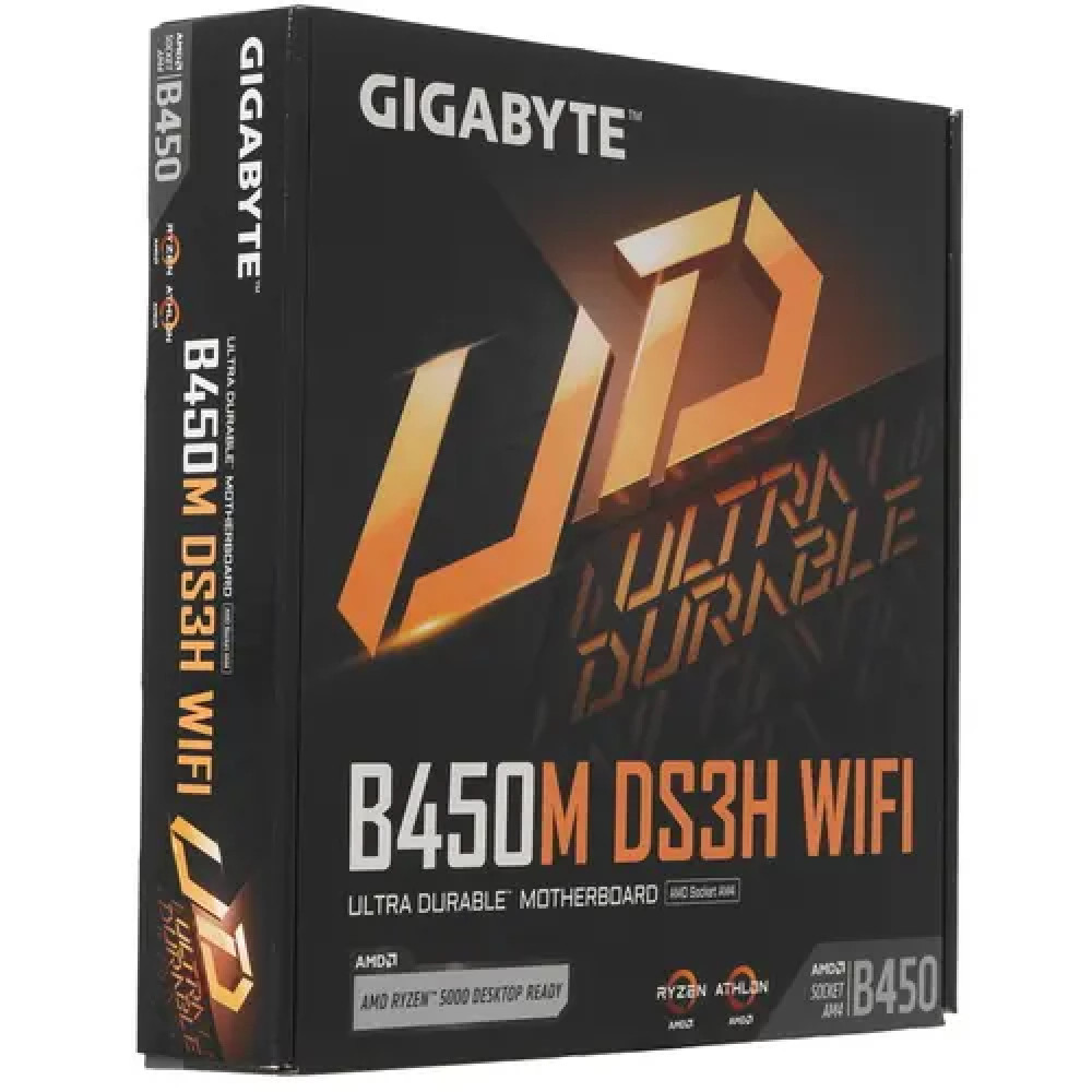 Материнская плата Gigabyte B450M DS3H WIFI Micro-ATX, AMD AM4 - миниатюра 10