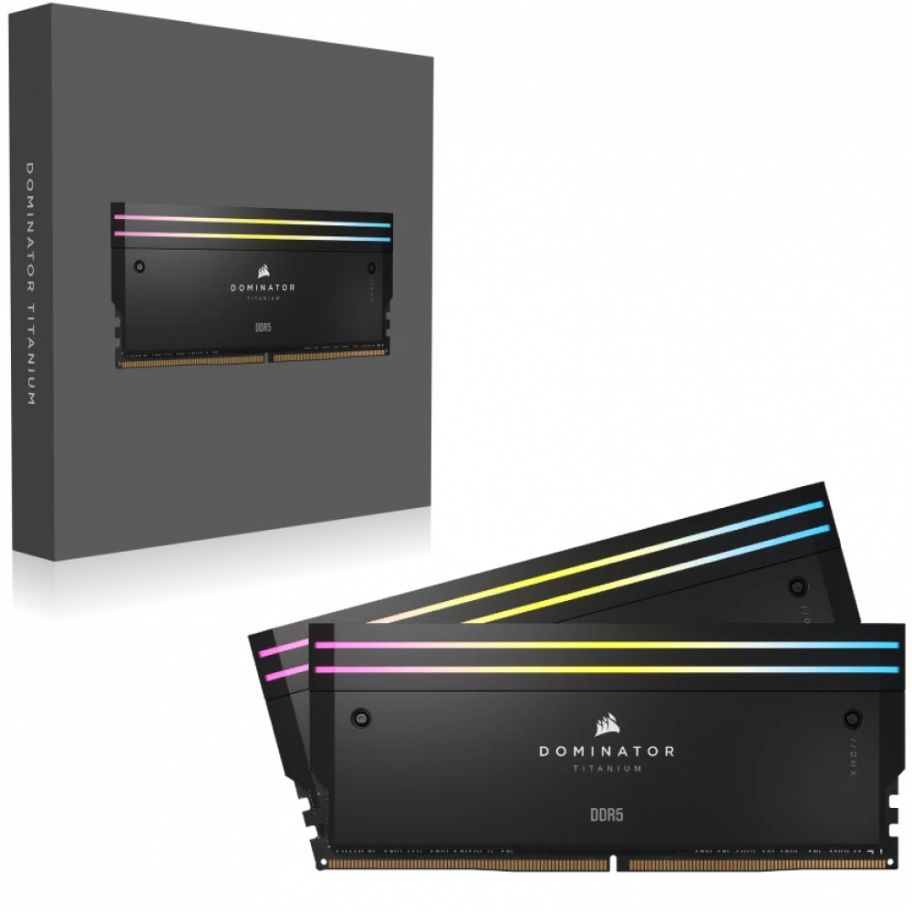 ОЗУ Corsair Dominator Titanium RGB CMP32GX5M2X7000C34 DIMM, DDR5, 32 Гб (2 х 16 Гб), 7000 МГц - миниатюра 8
