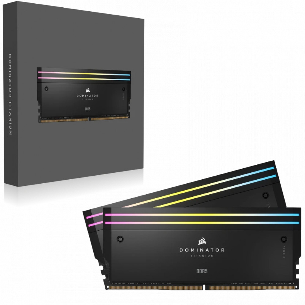 ОЗУ Corsair Dominator Titanium RGB CMP32GX5M2X7200C34 DIMM, DDR5, 32 Гб (2 х 16 Гб), 7200 МГц - миниатюра 8