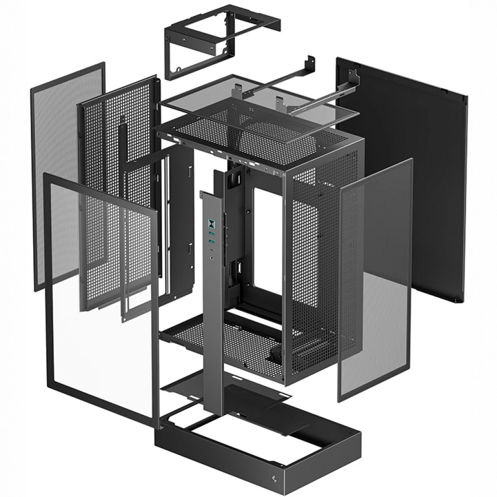 Корпус Deepcool CH170 Plus Black R-CH170-BKNGM0-G Mini-Tower - миниатюра 8