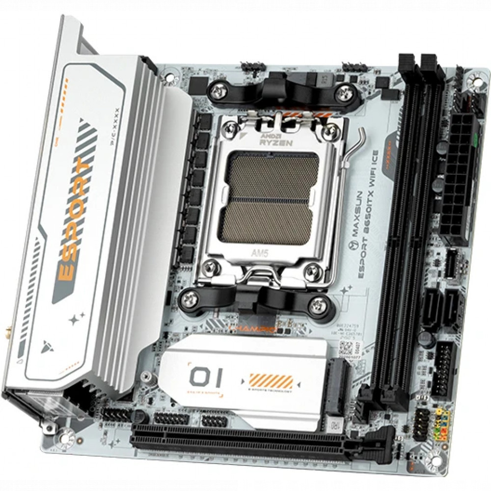 Материнская плата Maxsun MS-eSport B650ITX WIFI Ice Mini-ITX, AMD AM5 - миниатюра 6